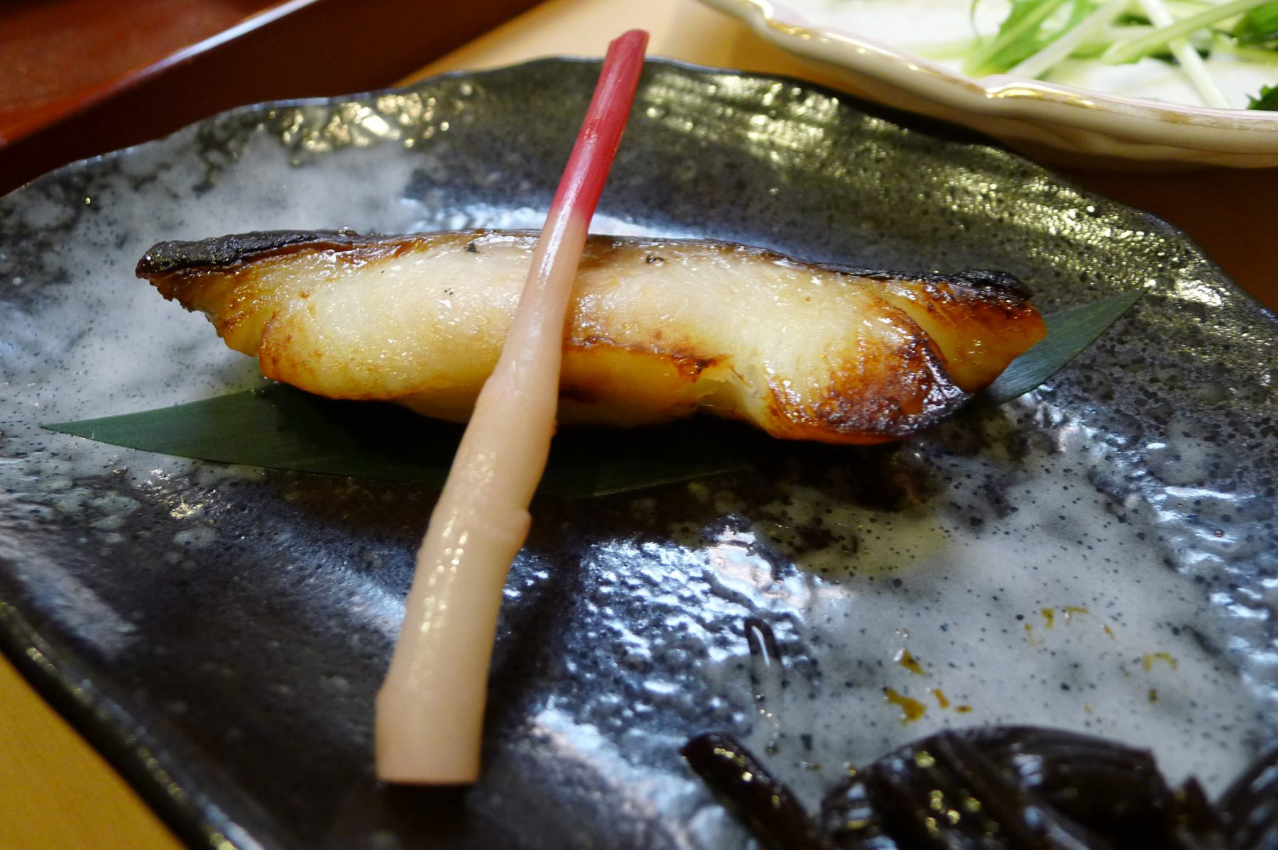 Saikyo miso marinated Gindara (black cod)