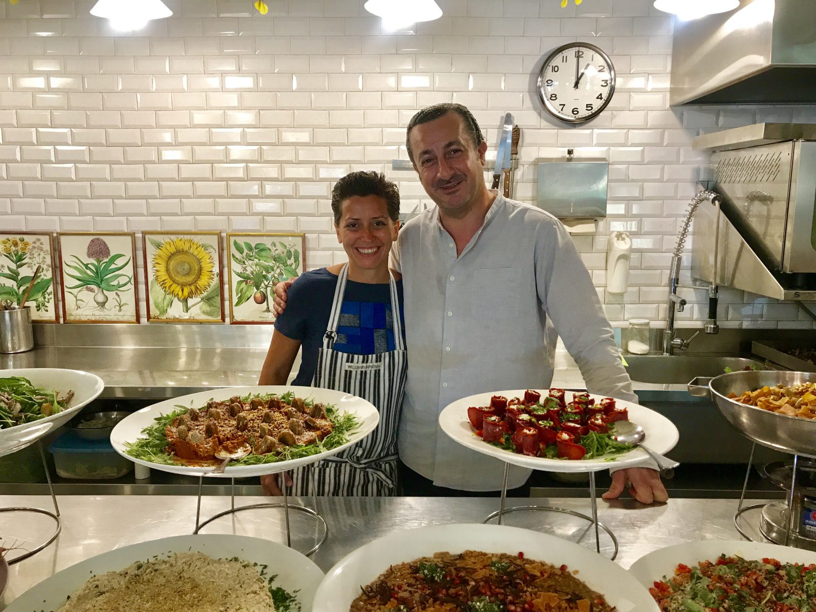 Kamal Mouzawak and chef Dima