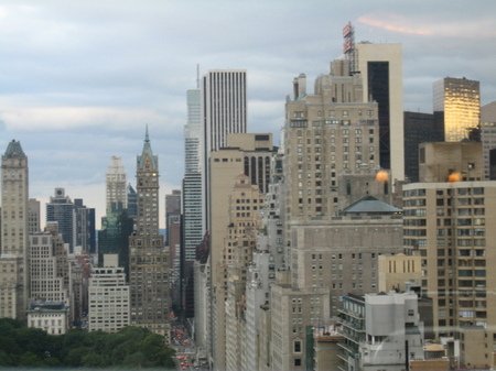 The view from the Mandarin Oriental hotel bar.