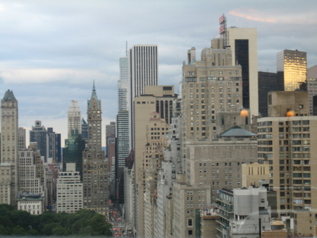 The view from the Mandarin Oriental hotel bar.