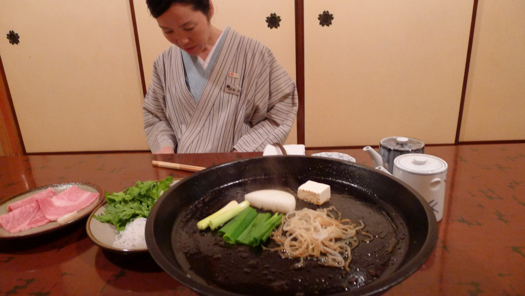 Sukiyaki at Kitamura