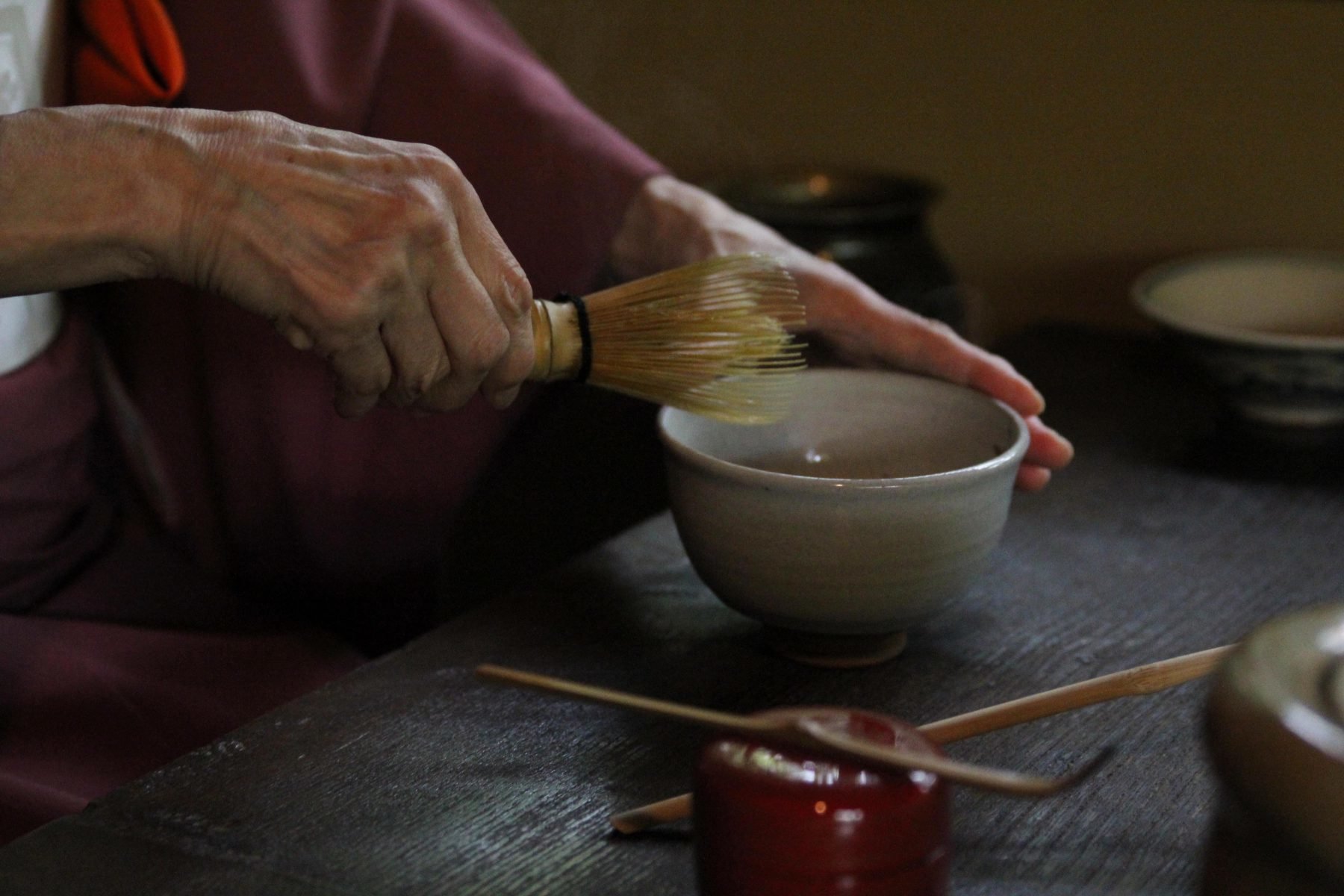 Tea ceremony at Happo-en gardens