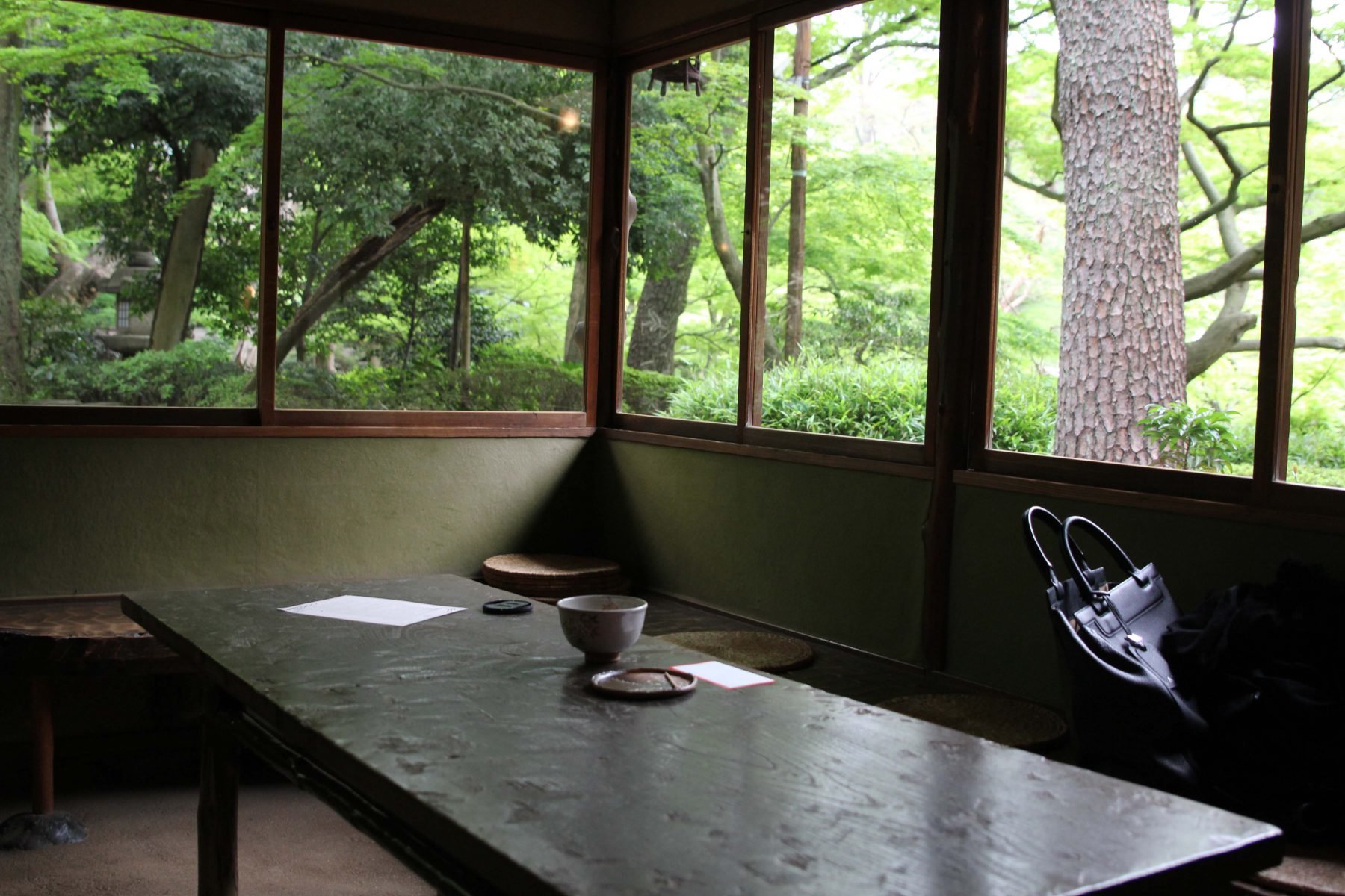 Tea ceremony at Happo-en gardens