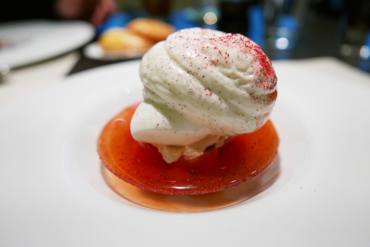 Gariguette strawberries vacherin