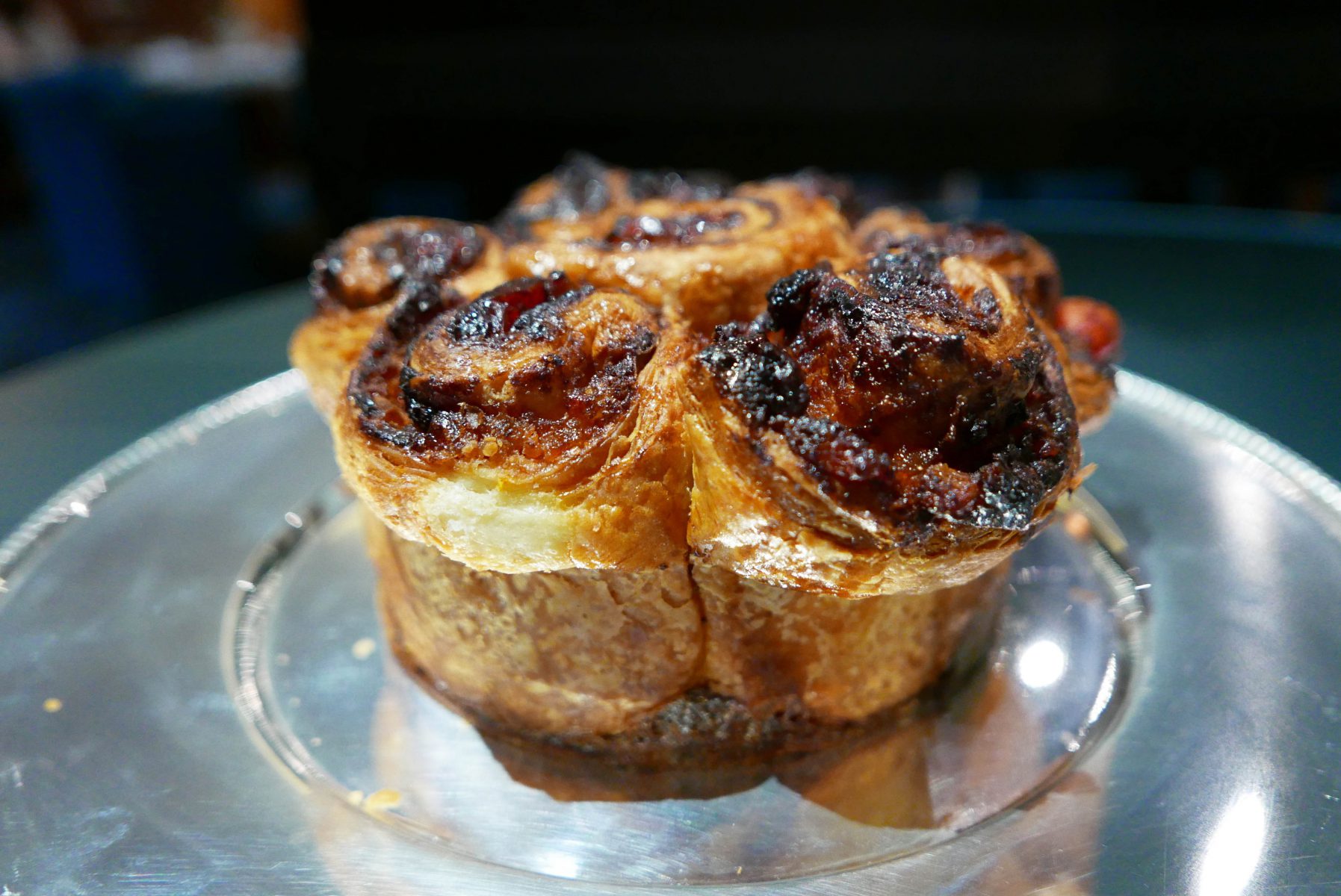 The famous brioche serves with some ice cream