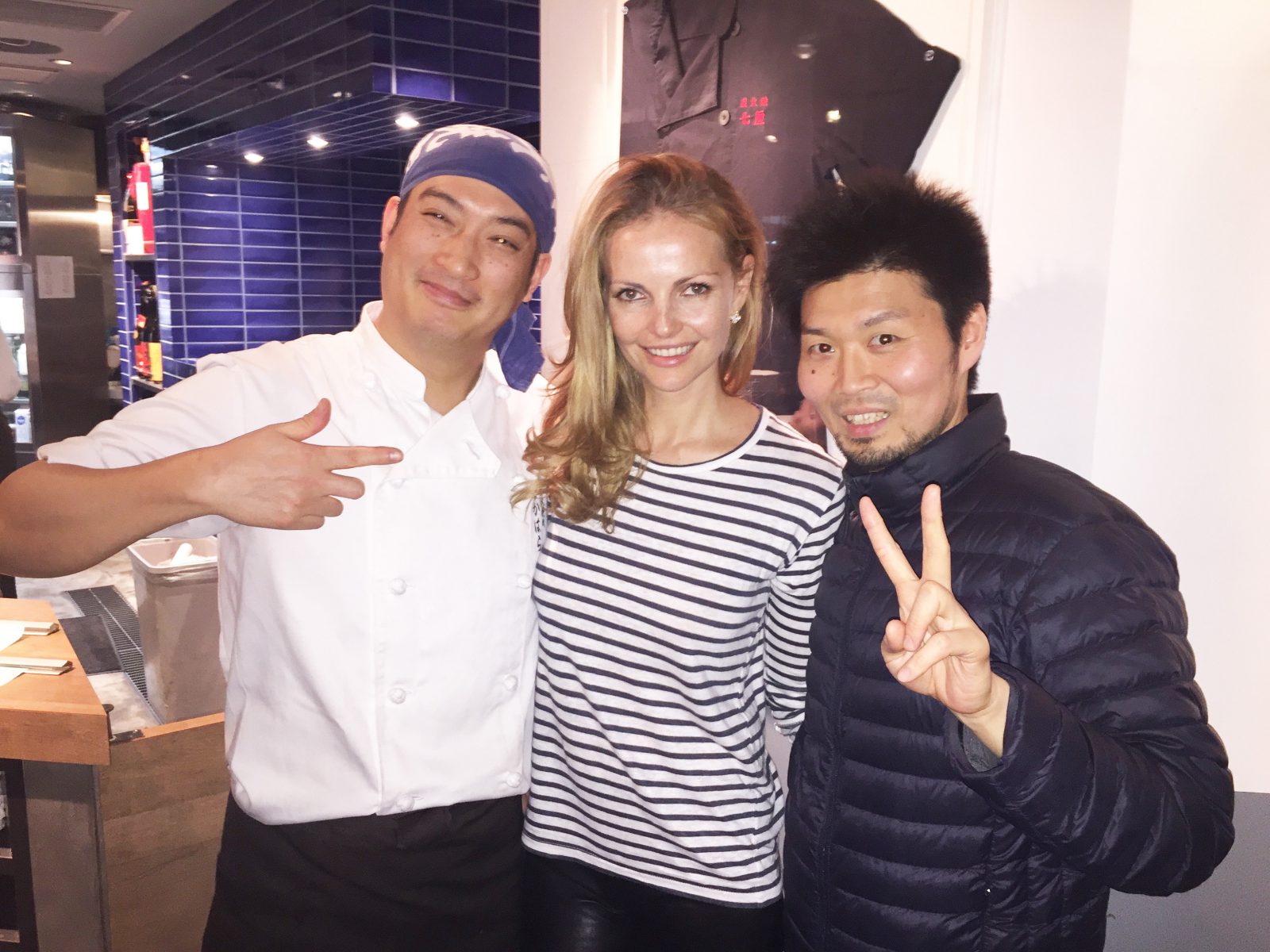 Chefs Kentaro Nakahara and Den's Zaiyu Hasegawa, with who I had a pleasure to have dinner at Nakahara