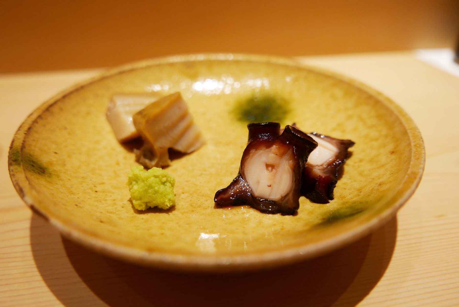 Abalone and octopus