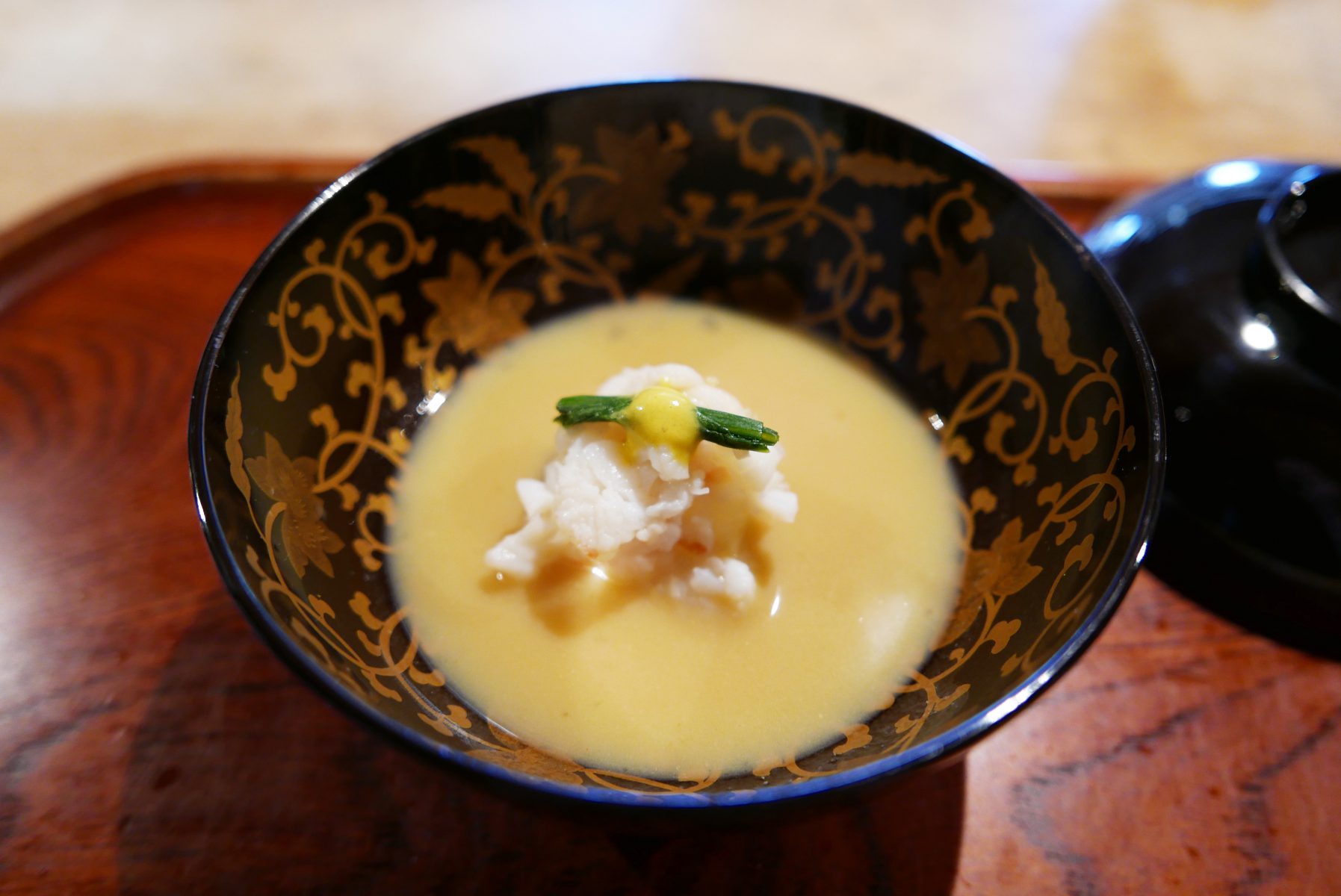 Ise-ebi (Japanese spiny lobster) with white miso velouté