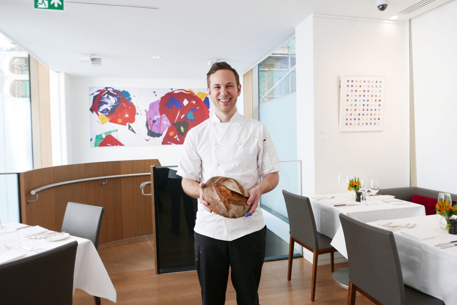 Tom Kemble and his home baked bread