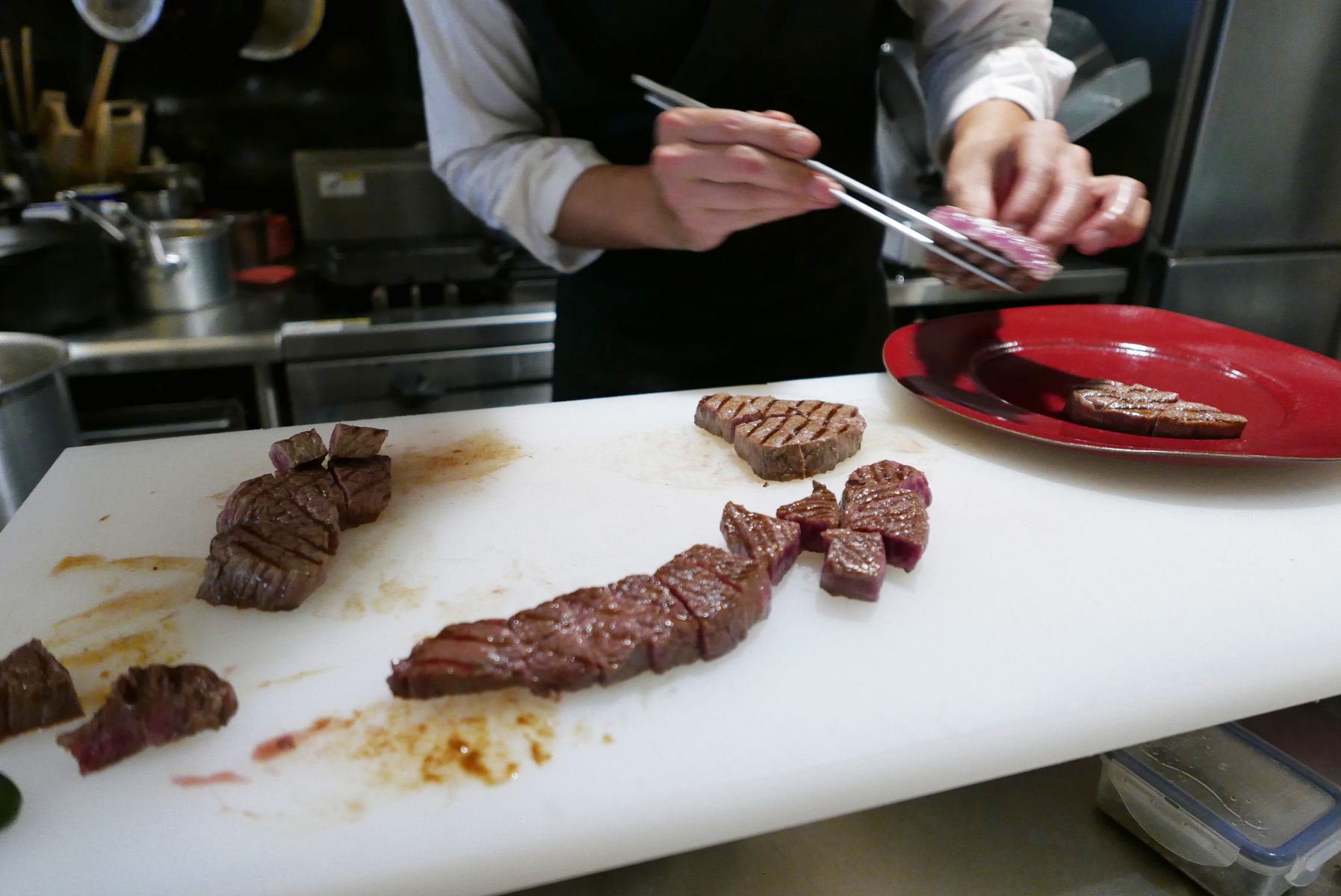 Grilled beef at Wagyu Mafia