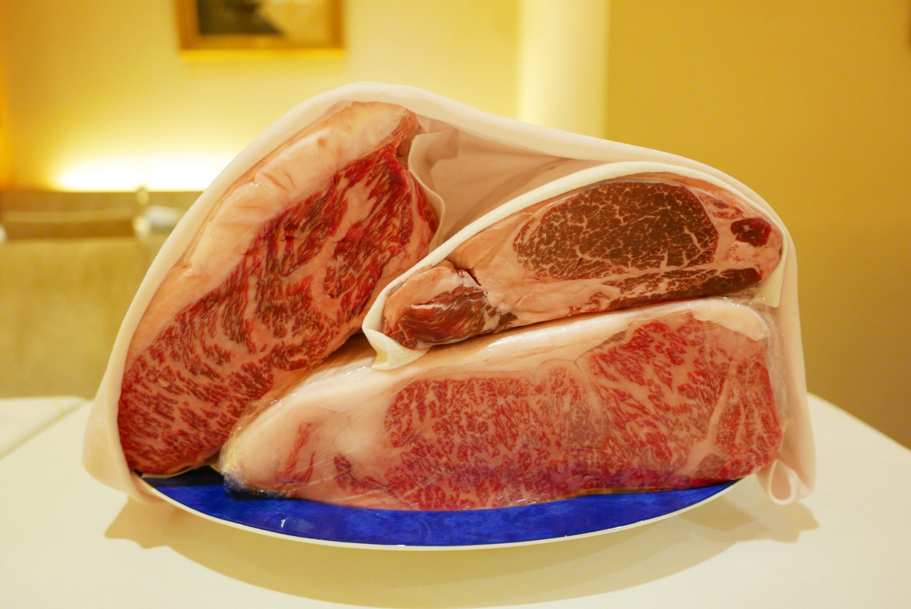 Sanda beef from Hyogo prefecture at Vesta