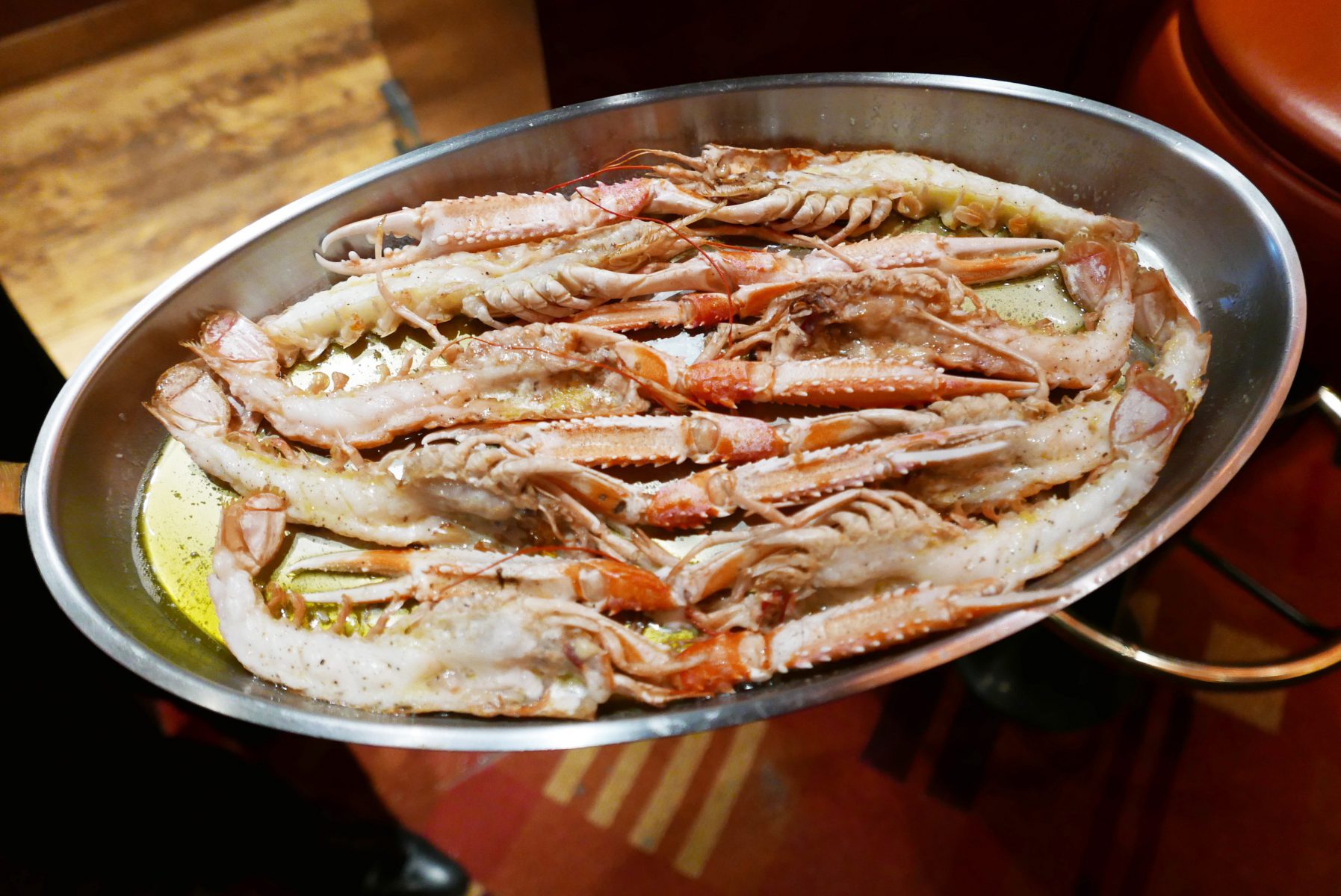 Roasted langoustines