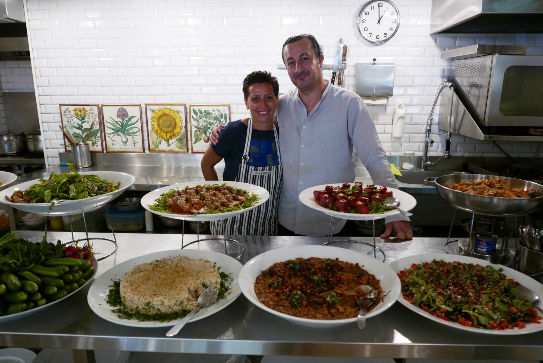 Brilliant Syrian cooking at Tawlet, Beirut. Kamal Mazawak empowers women from rural areas by inviting them to cook at his restaurants.