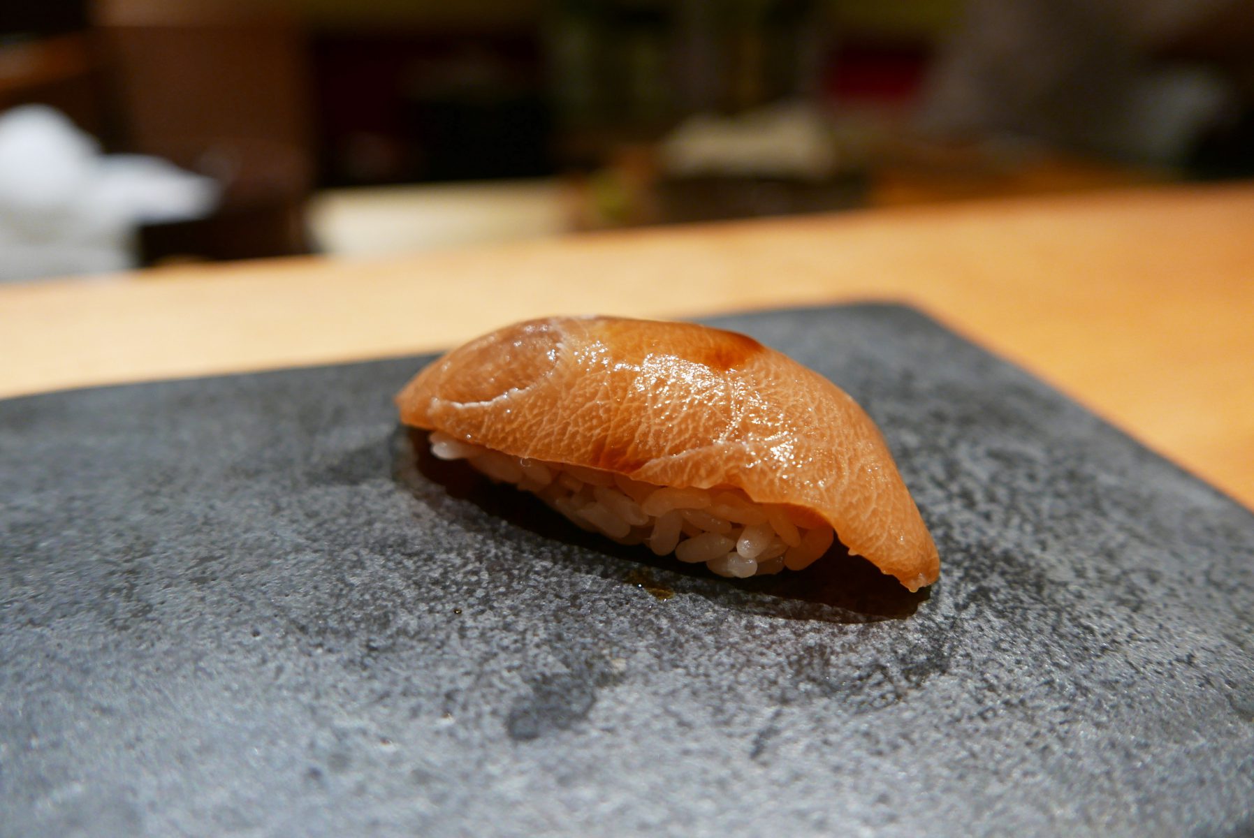 2 month aged blue marlin at Sushi Kimura, Tokyo.