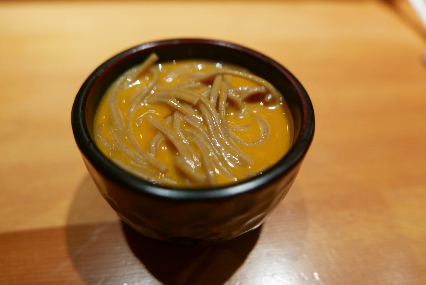 Sea urchin from Amakusa in Kyushu area and soba