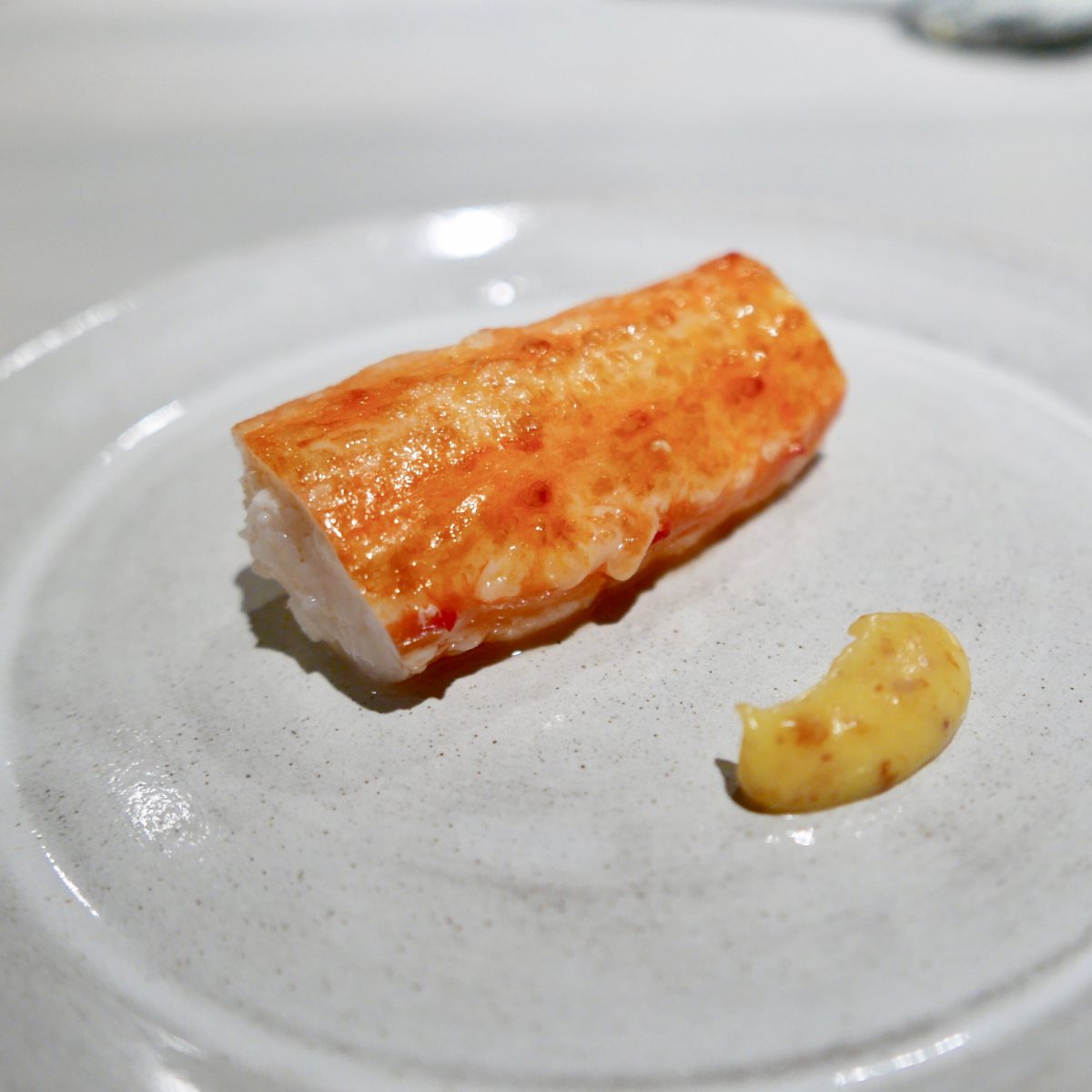 King crab with burnt cream at Fäviken Magasinet,Järpen