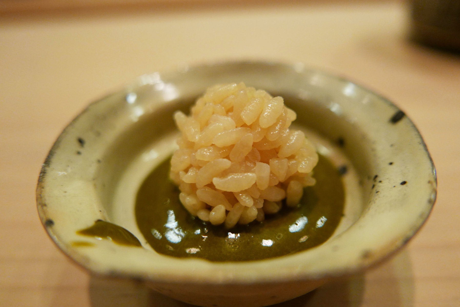 Abalone liver sauce (the signature dish, as good as in Tokyo)