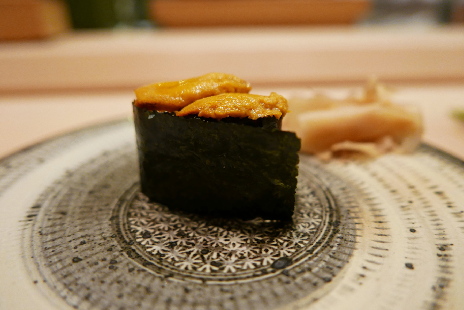 Two kinds of sea urchin, bafun and murasaki