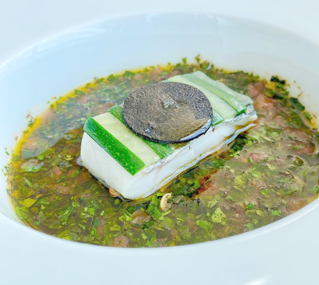 Sea bass at Le Petit Nice-Passédat