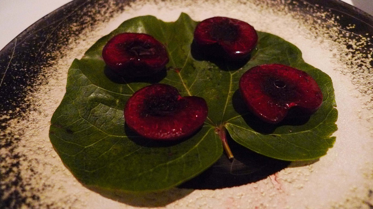 Cherry umeboshi at El Bulli