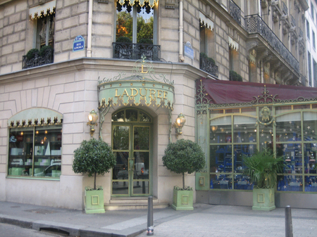 Ladurée store in Champs-Elysees