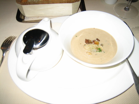 porcini and chestnut soup