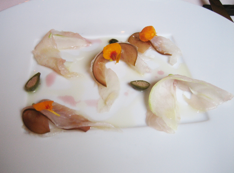 Carpaccio of raw John-Dory