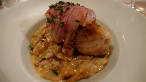 Roasted monkfish 