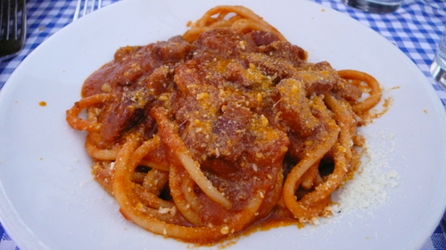 Bucatini all'amatriciana