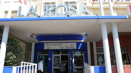 The facade of La Rosa