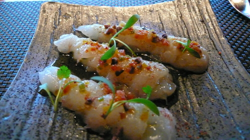 Carpaccio of langoustines 