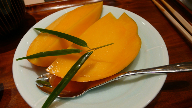 For the dessert- mango