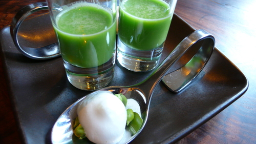 green peas soup
