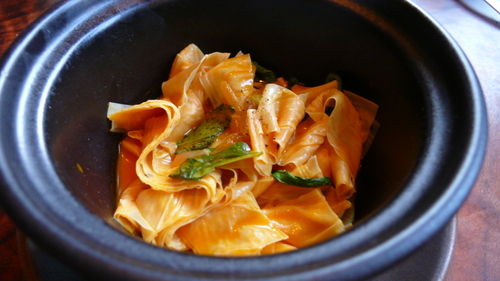 Yuba "pappardelle"