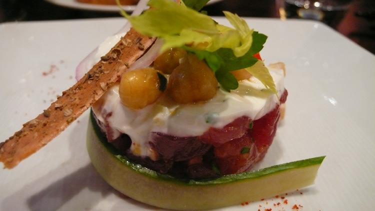 Morrocan tuna tartare