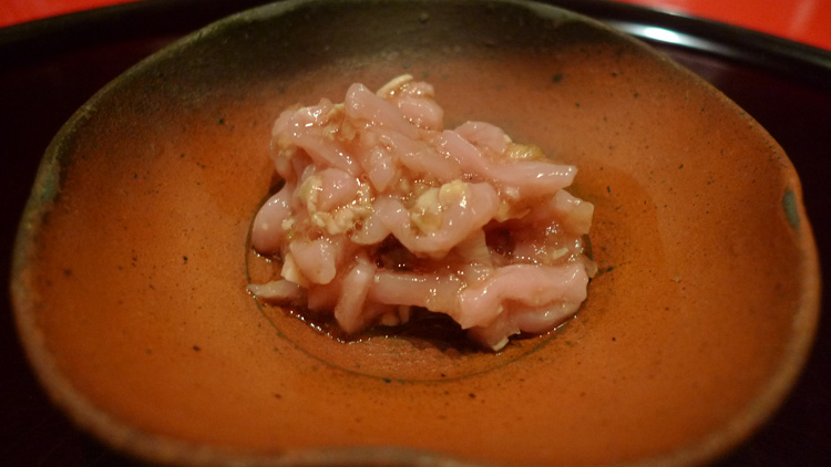 veal and oysters tartare