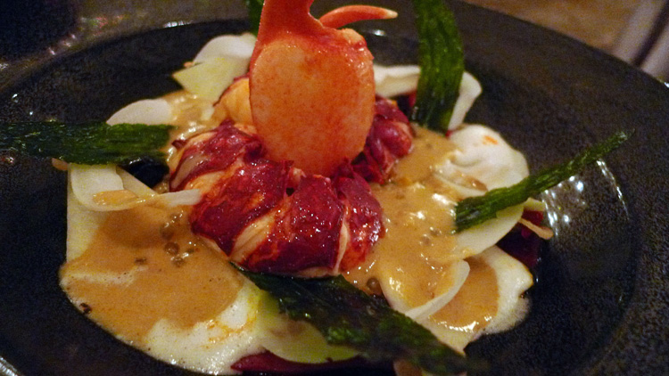 lobster with spicy curry 
