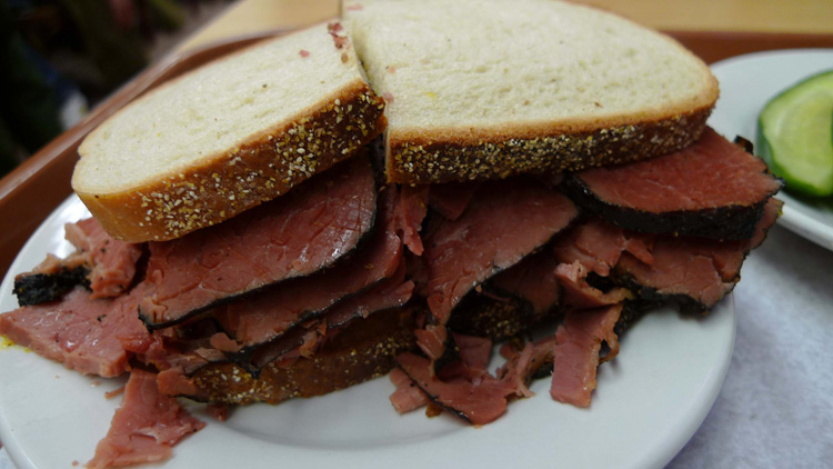 Pastrami sandwich