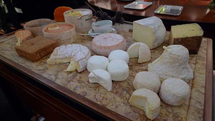 The cheese tray