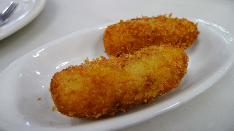 Croquettes with Iberian ham