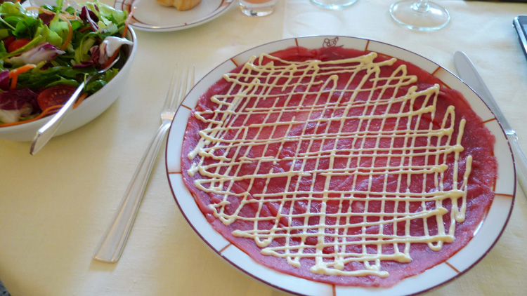 beef carpaccio