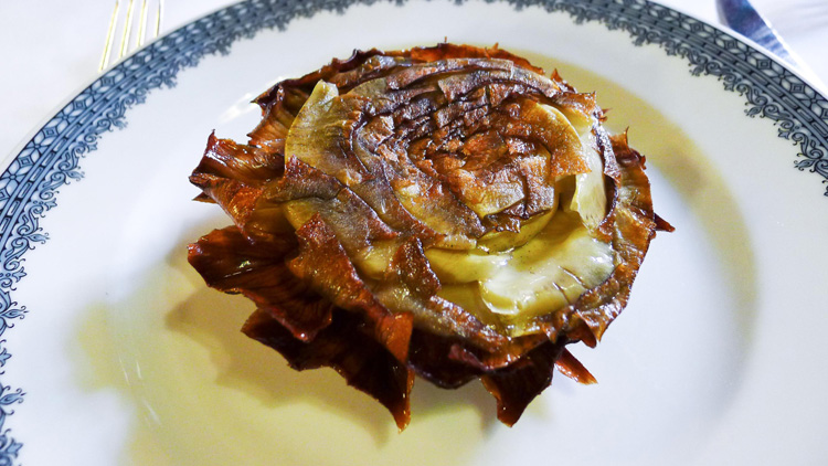 Jewish style artichokes