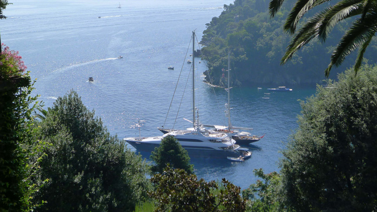 view of Portofino bay