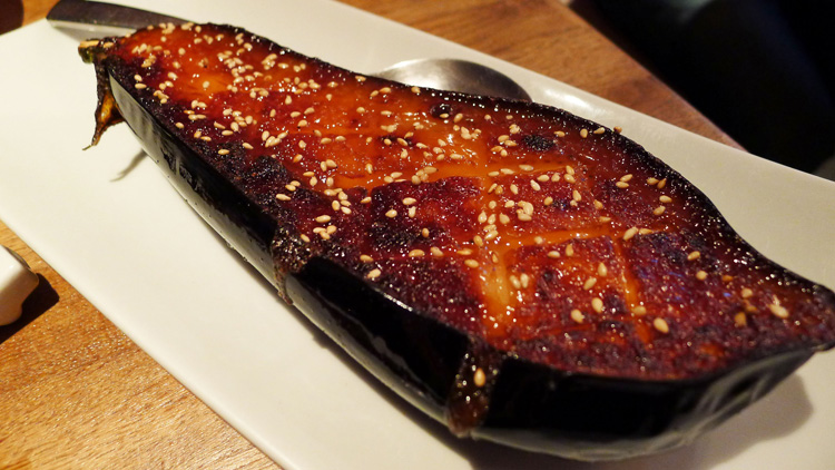 "Nasu Miso" aubergine with sweet miso