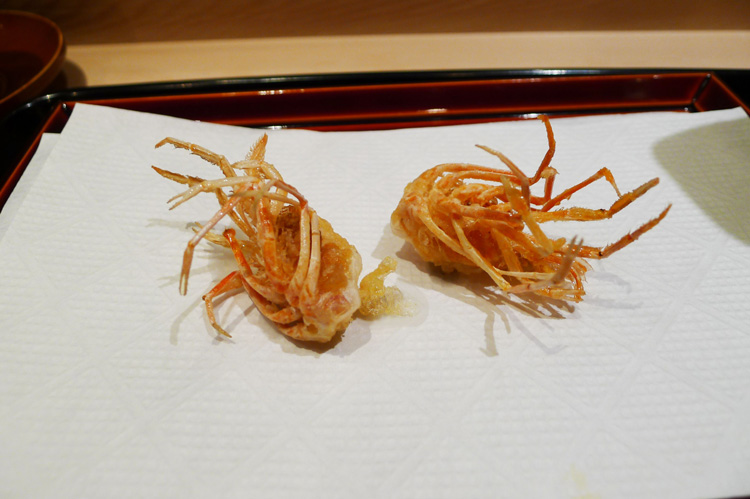Shrimp heads (actually very good!)