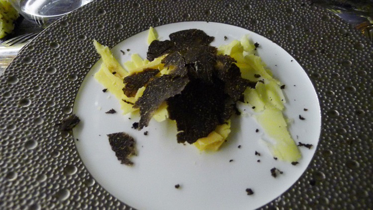 4 year old Comté cheese with black truffle