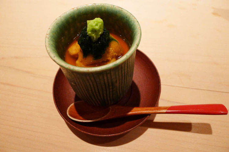 Uni (sea urchin) pudding