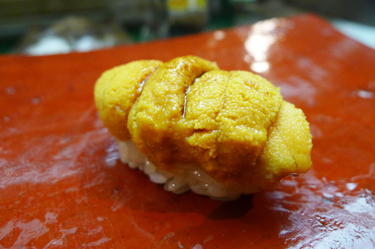 Uni (sea urchin) from Hokkaido