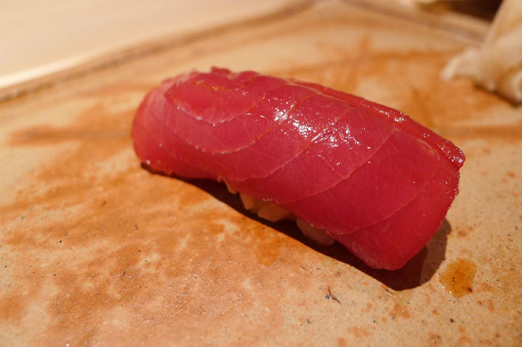 Akame (the leaner sides of bluefin tuna )