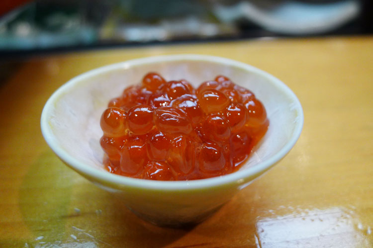 Ikura (salmon roe)